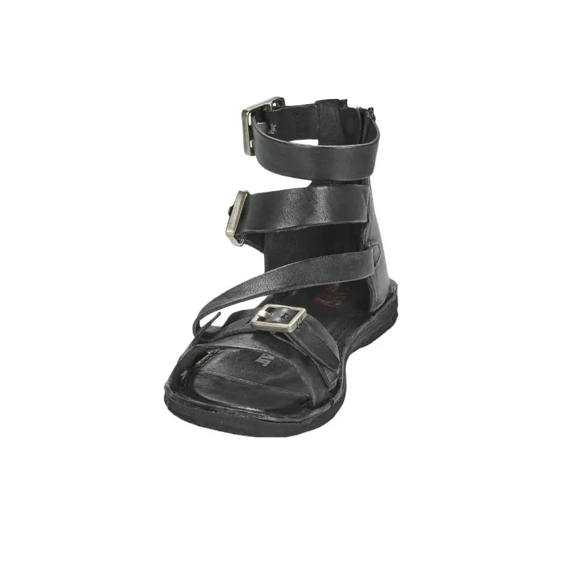 AirStep RAMOS STAP Roman Sandals 1cm Women's Black-4