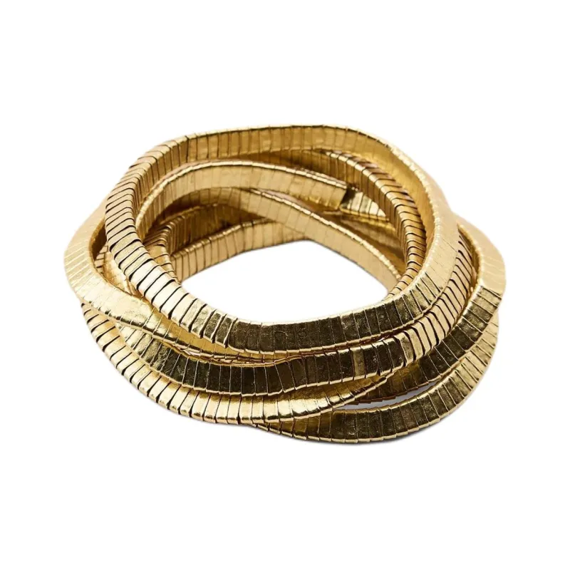 ZARA Metal Bracelets Women's Gold-1