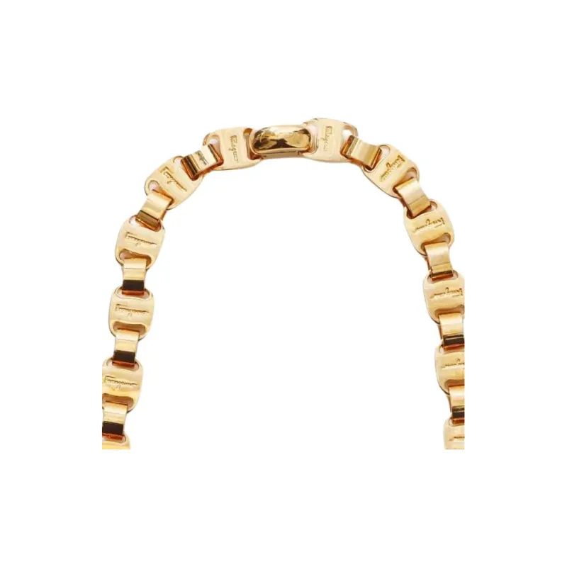 FERRAGAMO Gold Plated Necklaces Women's Gold-1