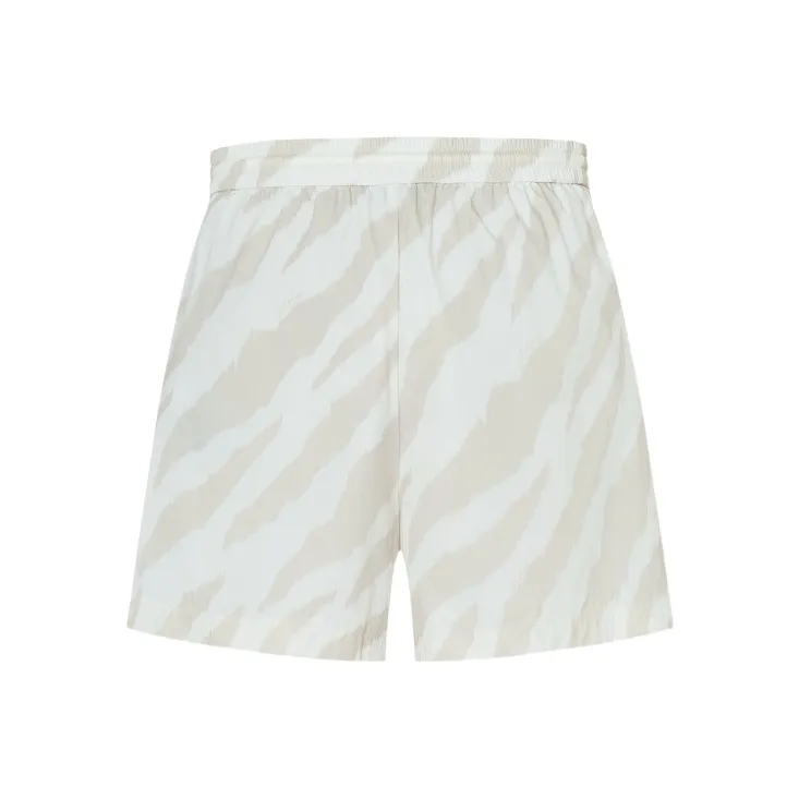MO&CO Casual Shorts Women's Two Tone Zebra Print-1