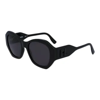 KARL LAGERFELD Irregular Shape Sunglasses Women's Black
