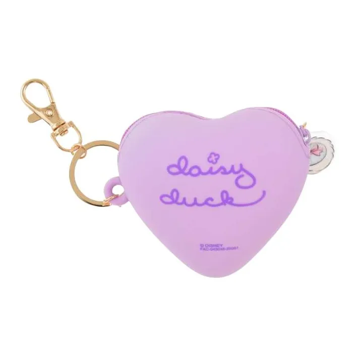 Disney Silicone Rubber Coin Purse Women's Purple-1