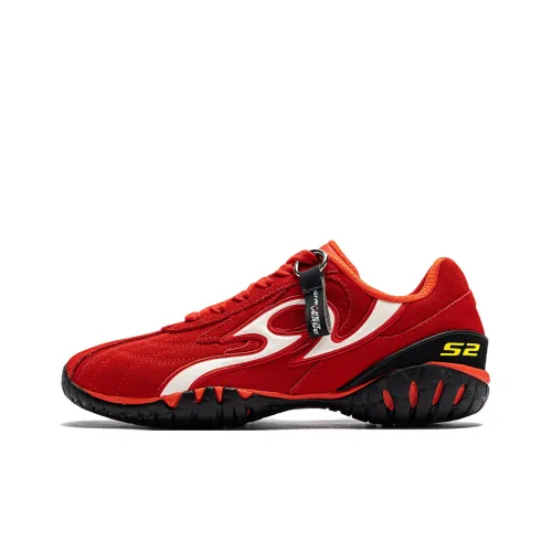 ANTA SNEAKERVERSE 캐주얼 신발 로우탑 히트 레드 남성