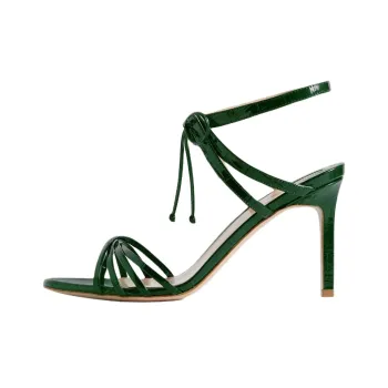 TF Angelica One Strap Sandals Women's Green