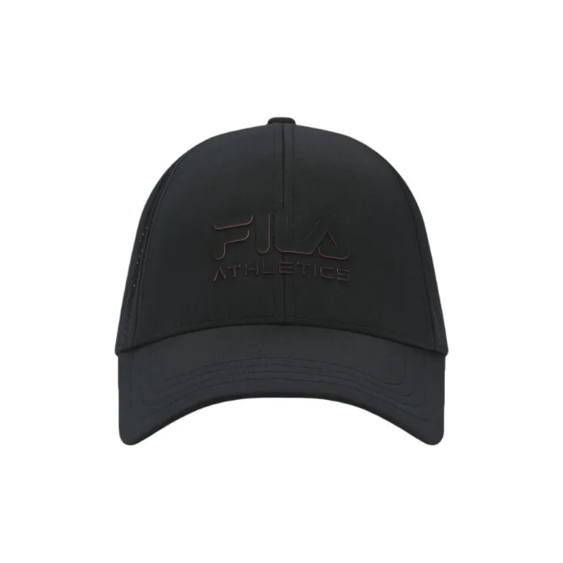 FILA Athletics Polyester Baseball Caps Men's Jet Black-0