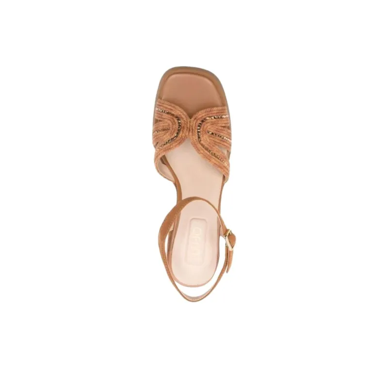 LIU·JO UOMO Riozo One Strap Sandals Women's Brown-4