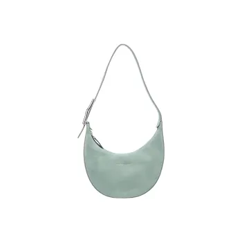 LONGCHAMP Roseau Essential Suede Large Cow Leather Shoulder Bag Hobo Bag Handbag Shoulder Bag Women's Green