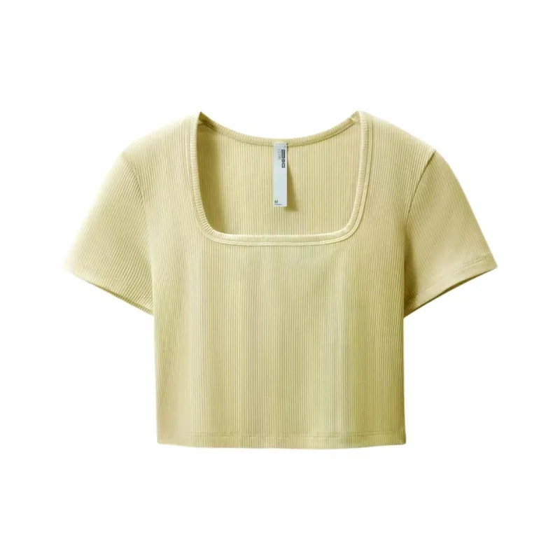 BANANA IN Crop Tops Women's-5