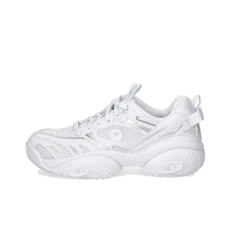FILA Abrasion Resistant Low Top Casual Shoes Women's White-0