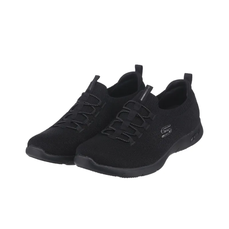 Skechers ArchFit Breathable Low Top Casual Shoes Women's Black-2