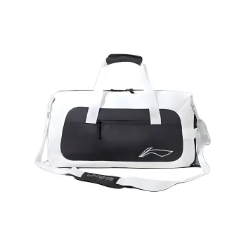 LiNing Polyester Travel Bag Unisex Black White