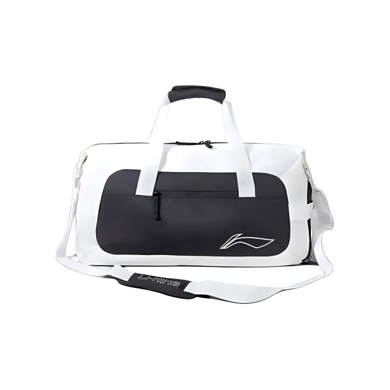 LiNing Polyester Travel Bag Unisex Black White-0