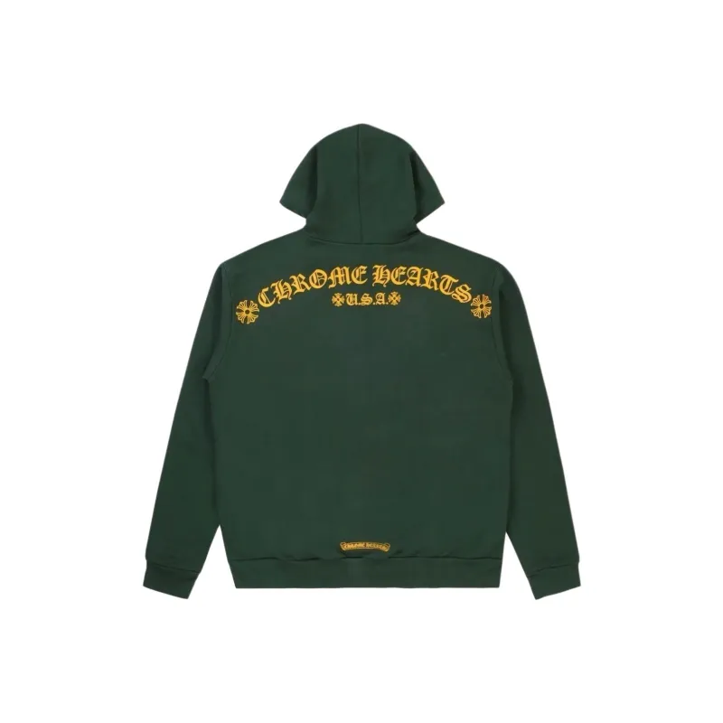 Chrome Hearts Green Hoodie-1