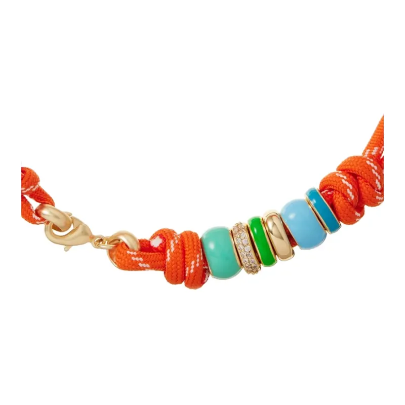 Roxanne Assoulin Gold Plated Necklaces Women's Orange-1