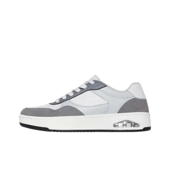 Skechers Uno Abrasion Resistant Low Top Skateboard Shoes Men's White Gray
