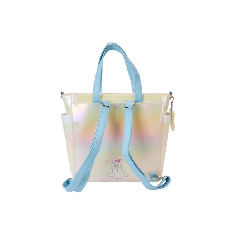 Loungefly Faux Leather Tote Backpack Women's White-2