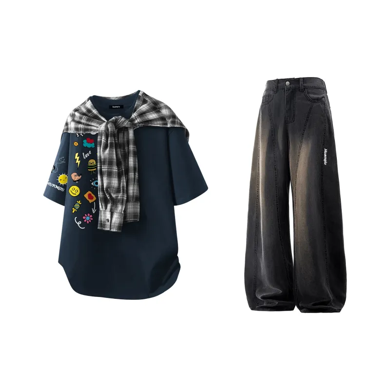 HUANQIU Casual Sportswear Unisex-12