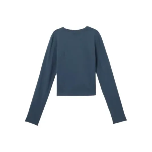 PUMA DARE TO Drop Shoulder Sleeve T Shirt Women's Midnight Blue-1