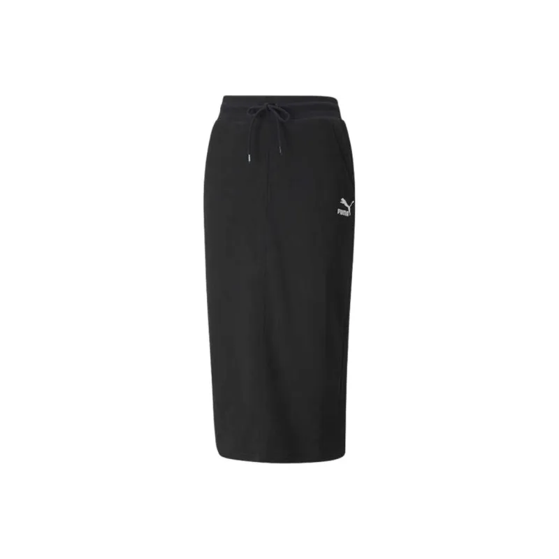 PUMA CLASSICS Casual Long Skirts Women's Black-0