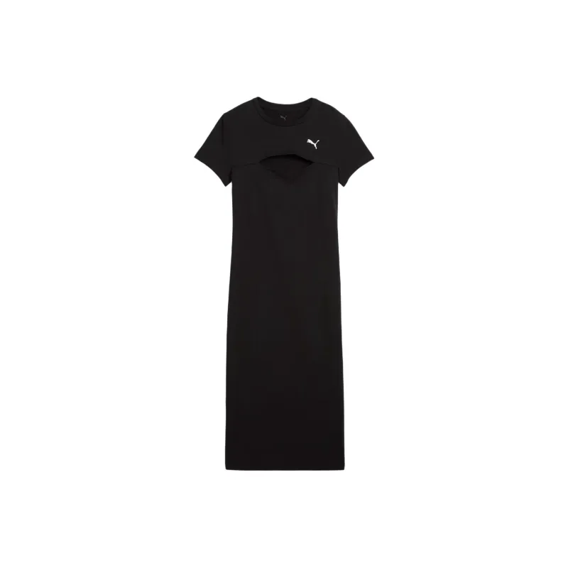 PUMA Short Sleeved Dress Women's Black-0