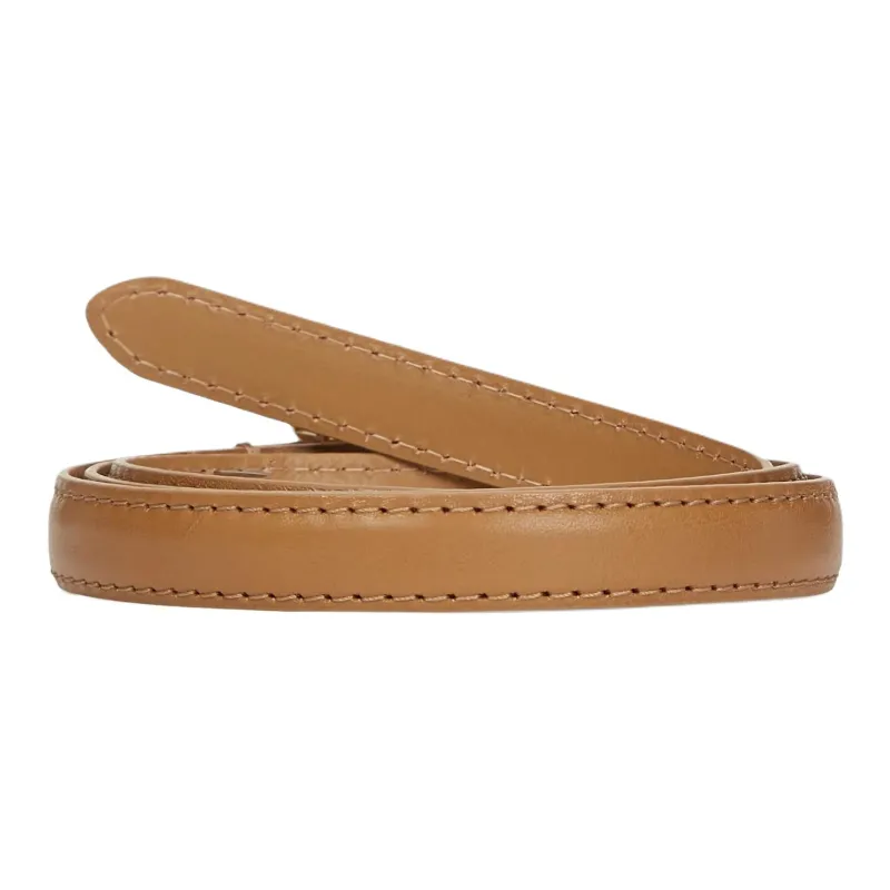 KARL LAGERFELD Calfskin Leather Belts Women's Umber -1