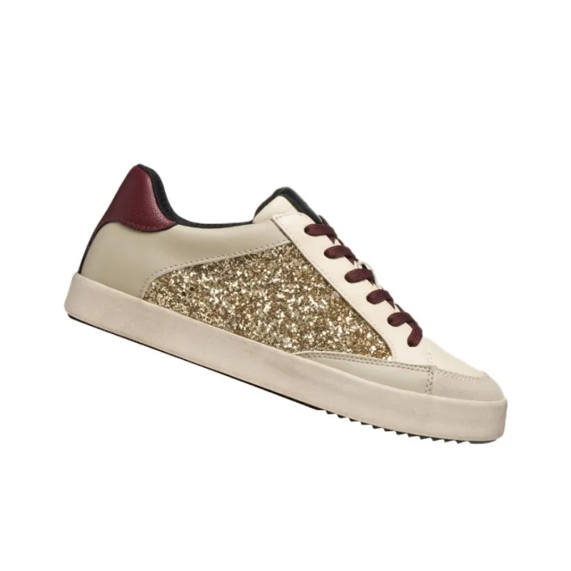 GEOX Blomiee Low Top Skateboard Shoes Women's Beige-2