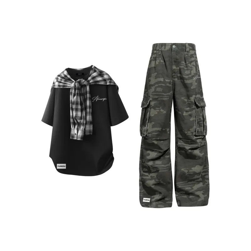 HUANQIU Casual Sportswear Unisex-13