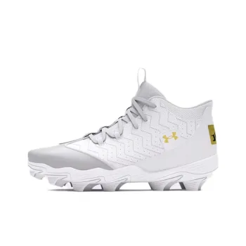 Under Armour Harper Anti Slip Wear Resistant Mid Top Training Shoes Unisex White