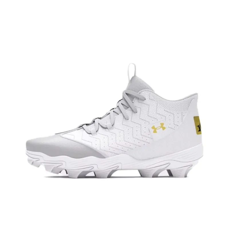 Under Armour Harper 9 Anti Slip Wear Resistant Mid Top Training Shoes Unisex White-0