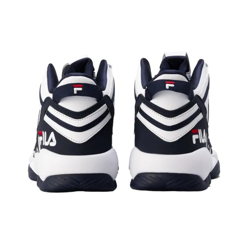 FILA Stackhouse Spaghetti High Top Casual Shoes Unisex White-4