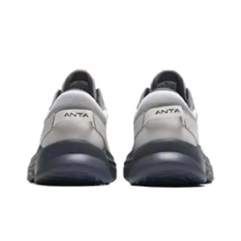 Anta Shock Absorbers With Slip Resistant Features Low Top Running Shoes Men's Gray-2