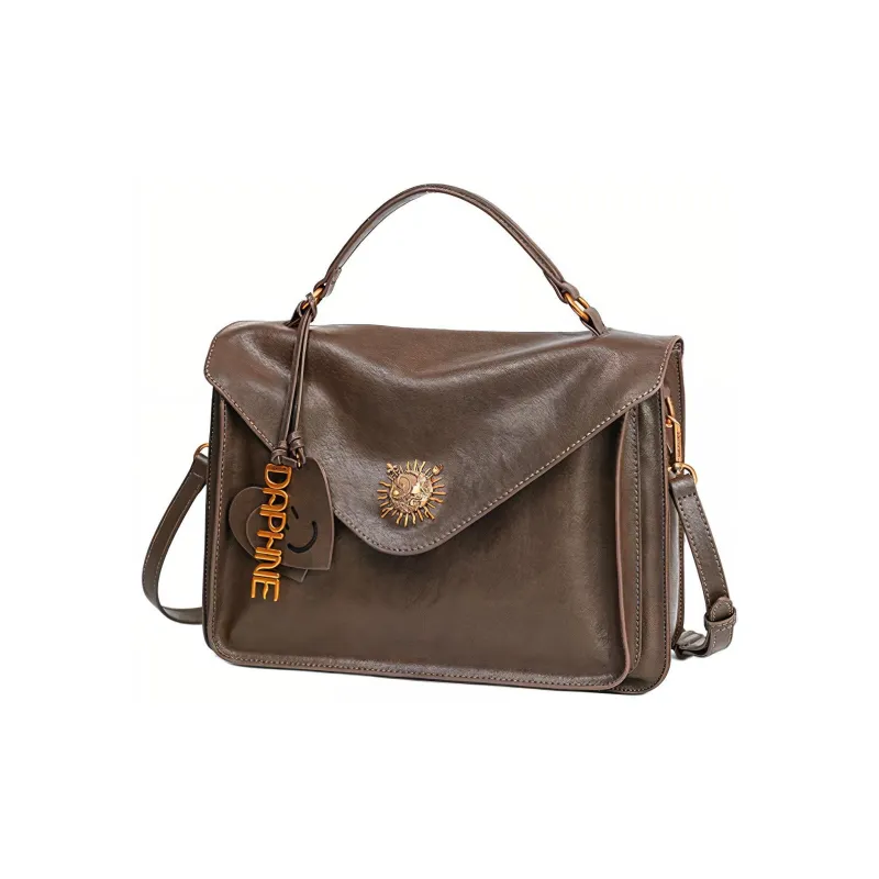 DAPHNE PU One Shoulder Handbag Women's Coffee/Brown-2