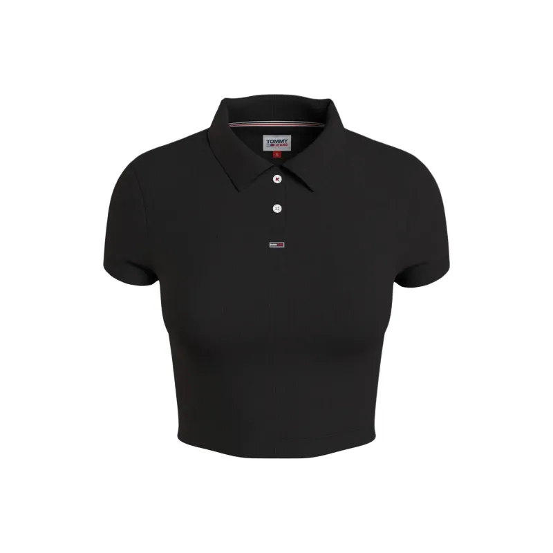 Tommy Hilfiger Polo Shirt Women's Black-0