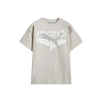 PUMA X MARDI T Shirts Unisex High Mountain Snow