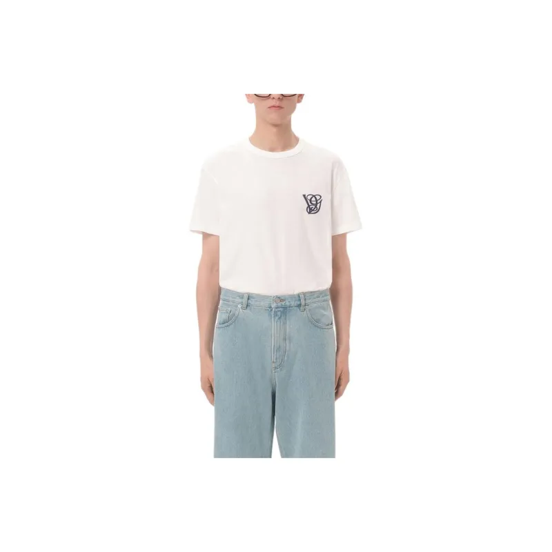 Valentino T Shirt Men's Ivory White-0