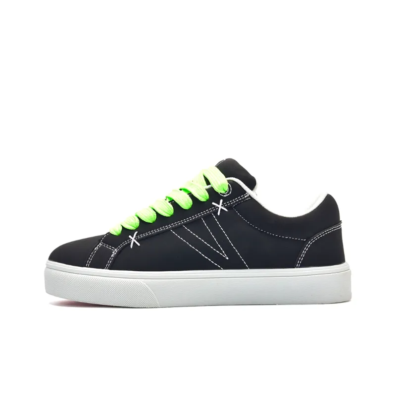 CISSTEG Slip Resistant Shock Absorbers With Abrasion Resistant Properties Low Top Skateboard Shoes Unisex-10