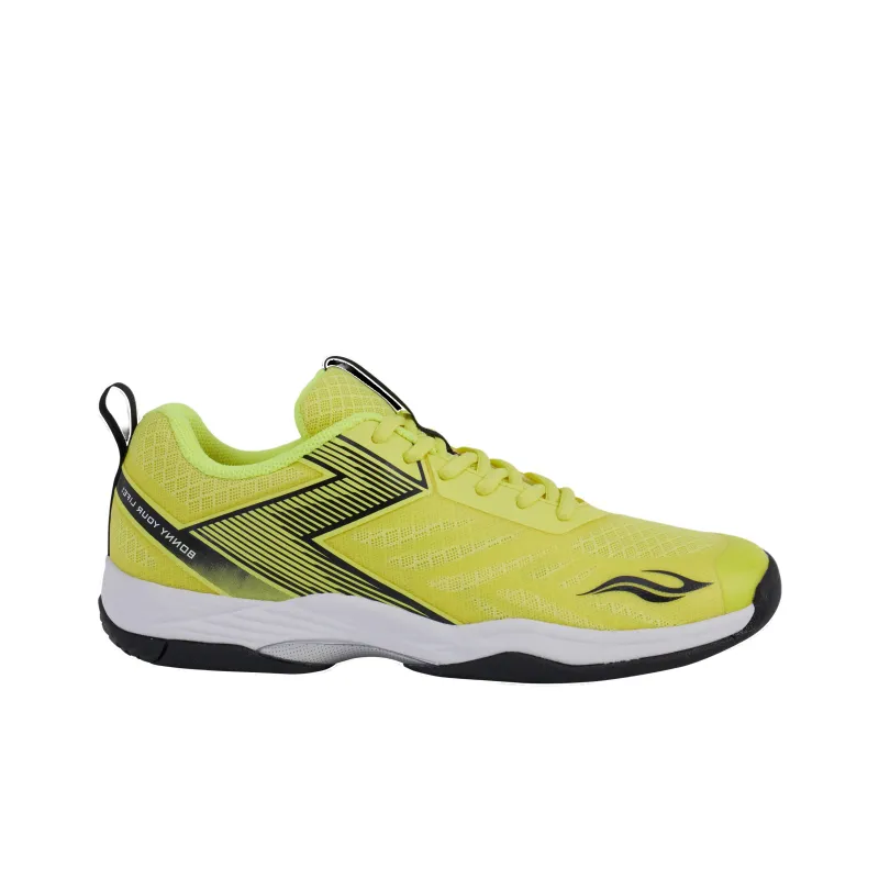 BONNY Cushioning Anti-Slip And Wear-Resistant Breathable Coverage Low-Top Badminton Shoes Unisex Yellow-1