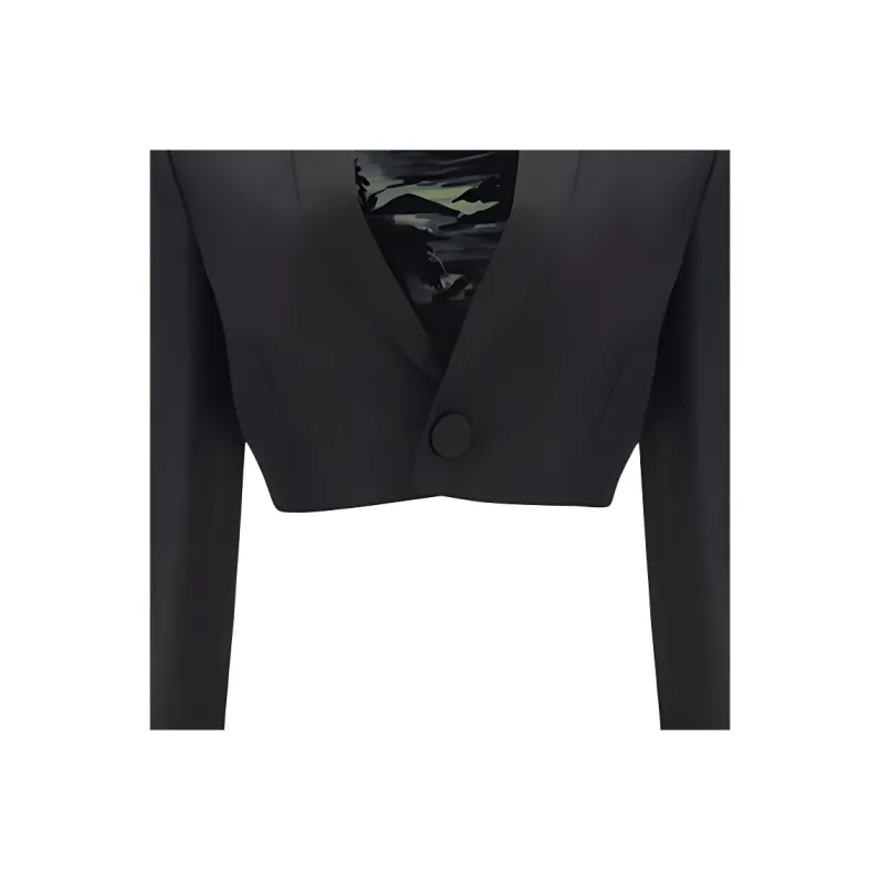 DSQUARED 2 V-Neck Short Blazer-4