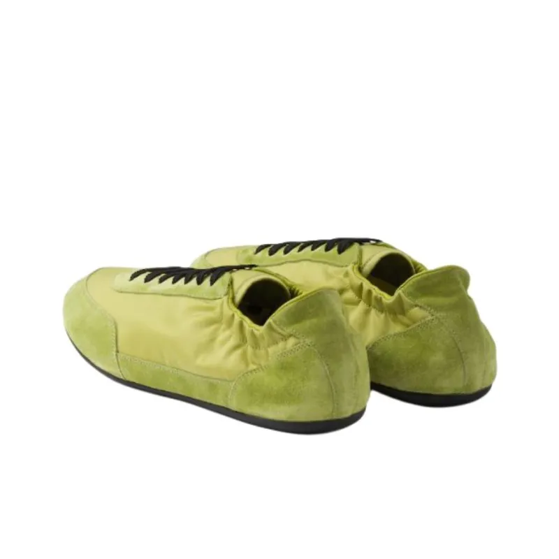 PRADA Re Nylon Low Top Casual Shoes Men's Green-3