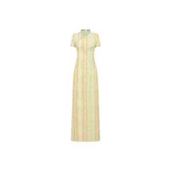 Mu Xiao Xin Cheongsams Women's Yellow