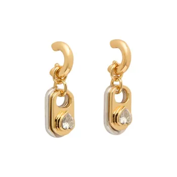 Kate Spade Copper Earrings Unisex Gold