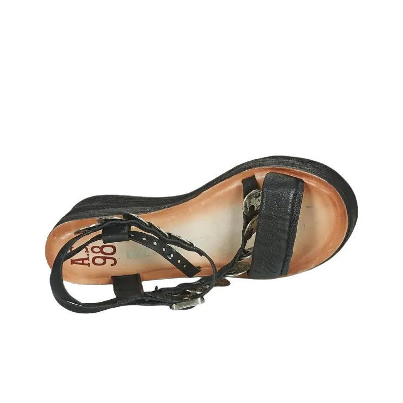 AirStep Noa Roman Sandals Women's Black-4