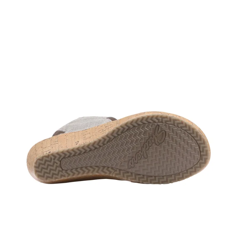 Skechers Beverlee One Strap Sandals Women's Khaki-3