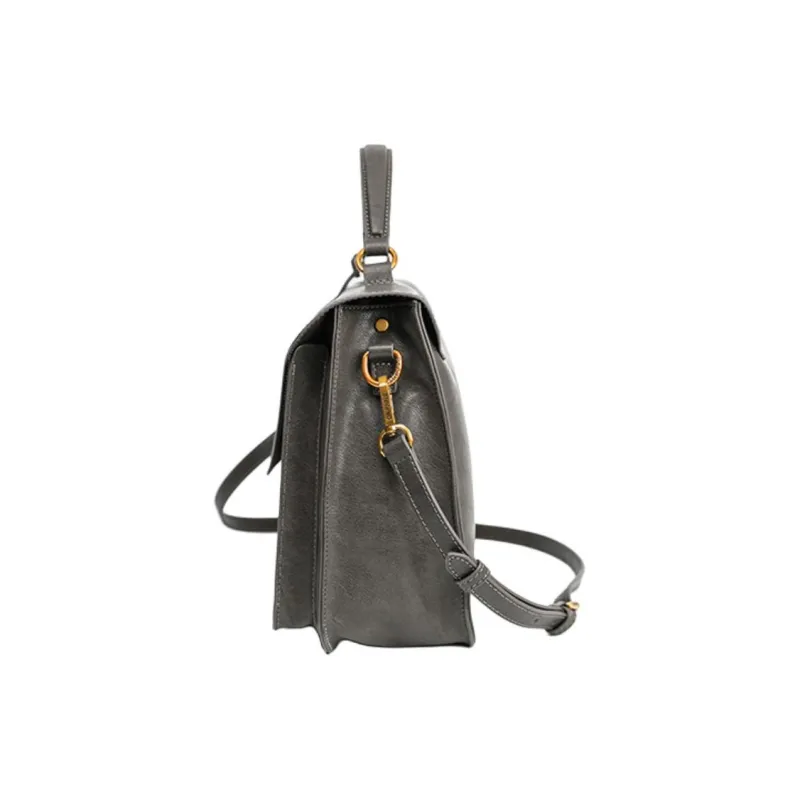 DAPHNE PU One Shoulder Handbag Women's Coffee/Brown-12