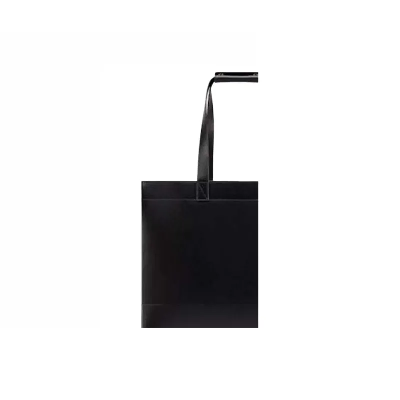 DIOR Cow Leather Tote Bag Shopping Bag Handbag Men's Black-2