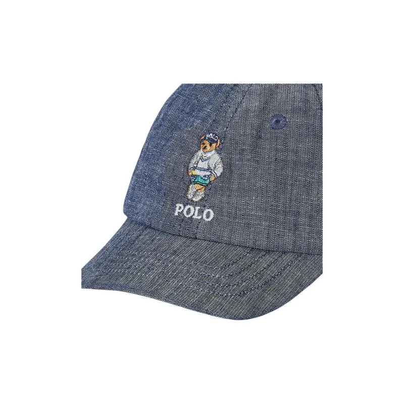 Ralph Lauren Cotton Baseball Caps Kids' Blue-2