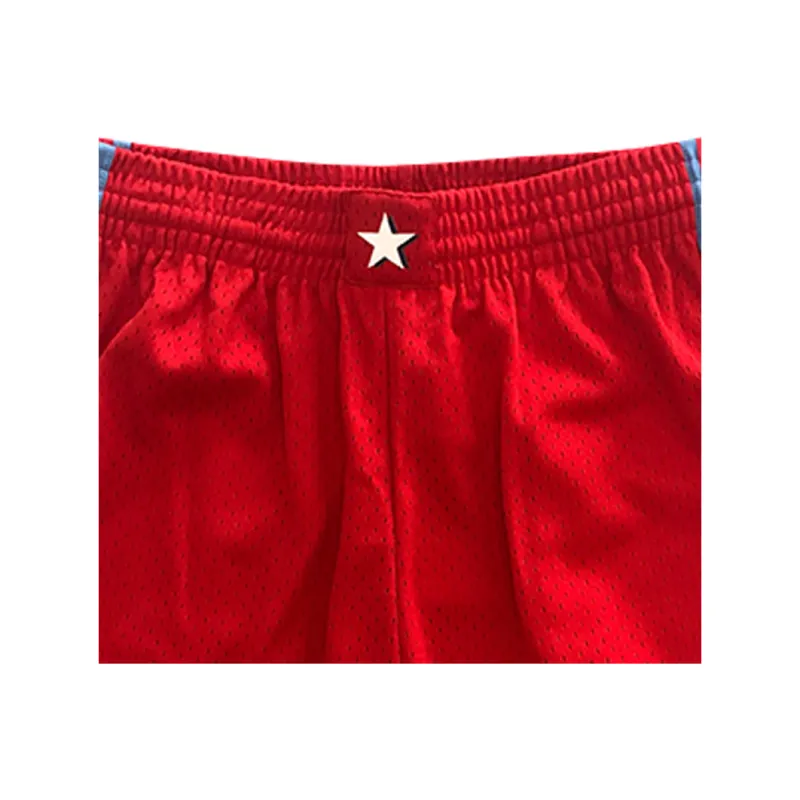 Mitchell & Ness Basketball Shorts Unisex Red-3
