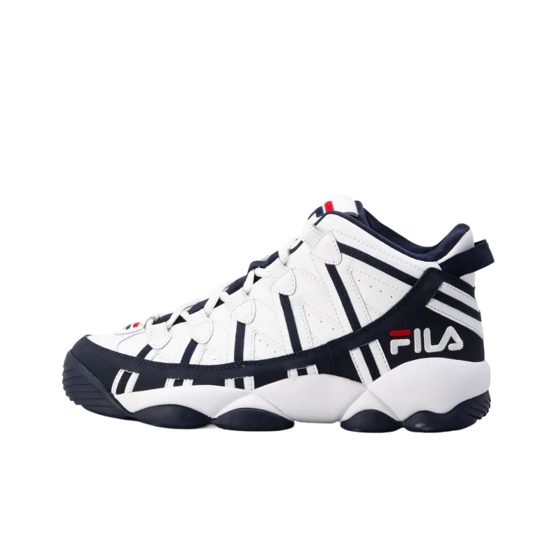 FILA Stackhouse Spaghetti High Top Casual Shoes Unisex White-0