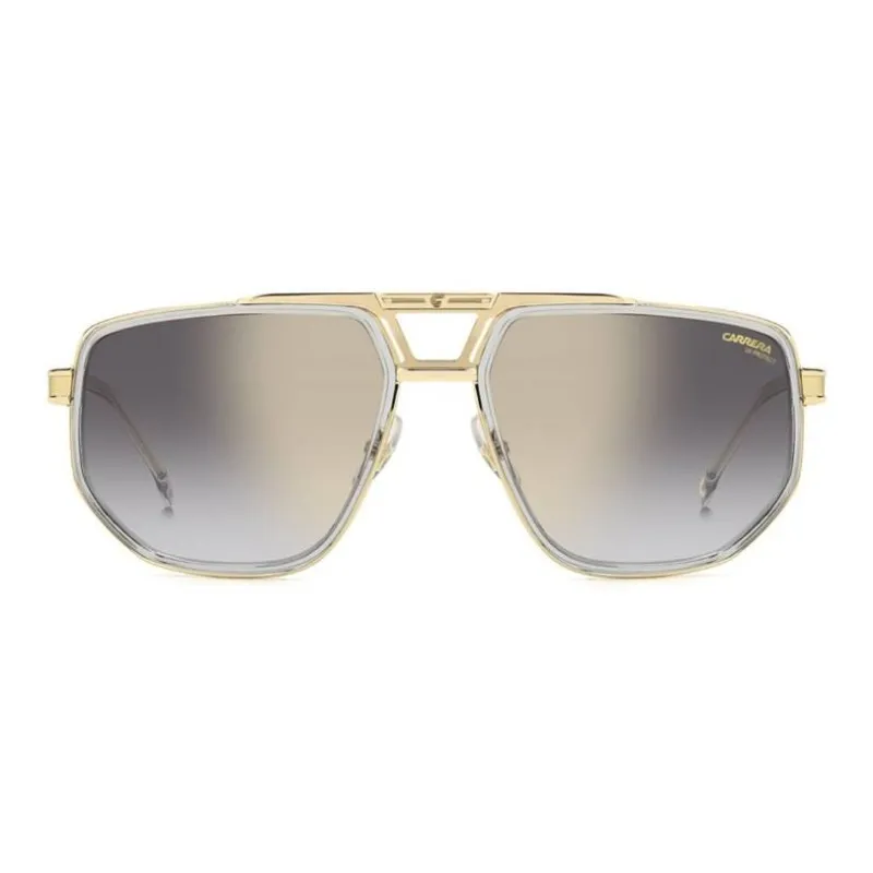 CARRERA Metal Aviator Sunglasses Men's Gray Gold-1
