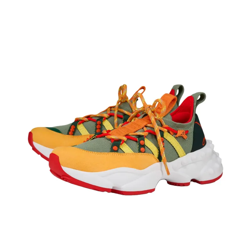 CL Trailnrun Low Top Casual Shoes Women's Orange Green-1